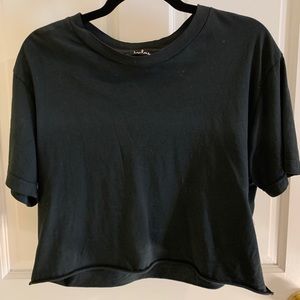 Lulus navy blue crop top